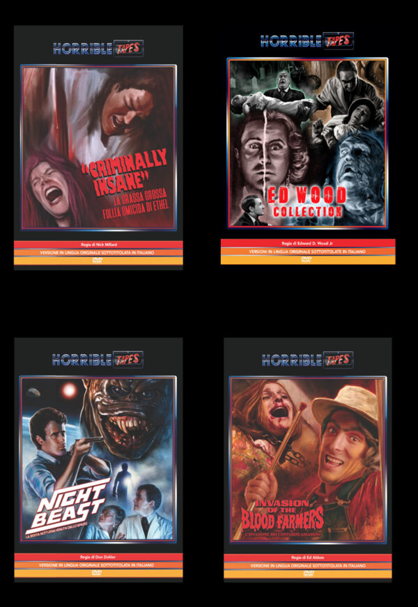 Horrible Tapes Video Pack Promo 7 Dvd (Uscite Settembre 2021)