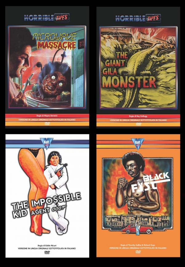 Horrible Tapes & Kult Tapes Pack 4 dvd